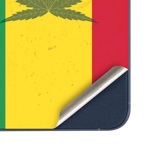 Marijuana Rasta Flag Galaxy A35 5G Skin